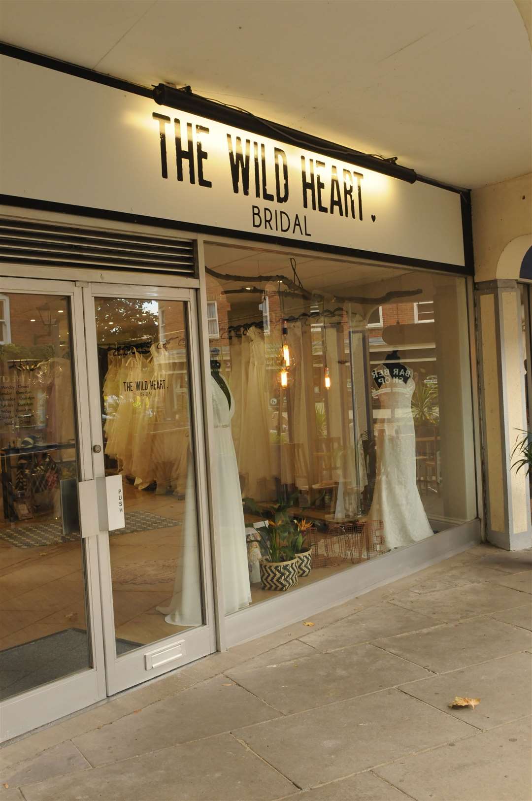 They have moved into what was Wild Heart Bridal