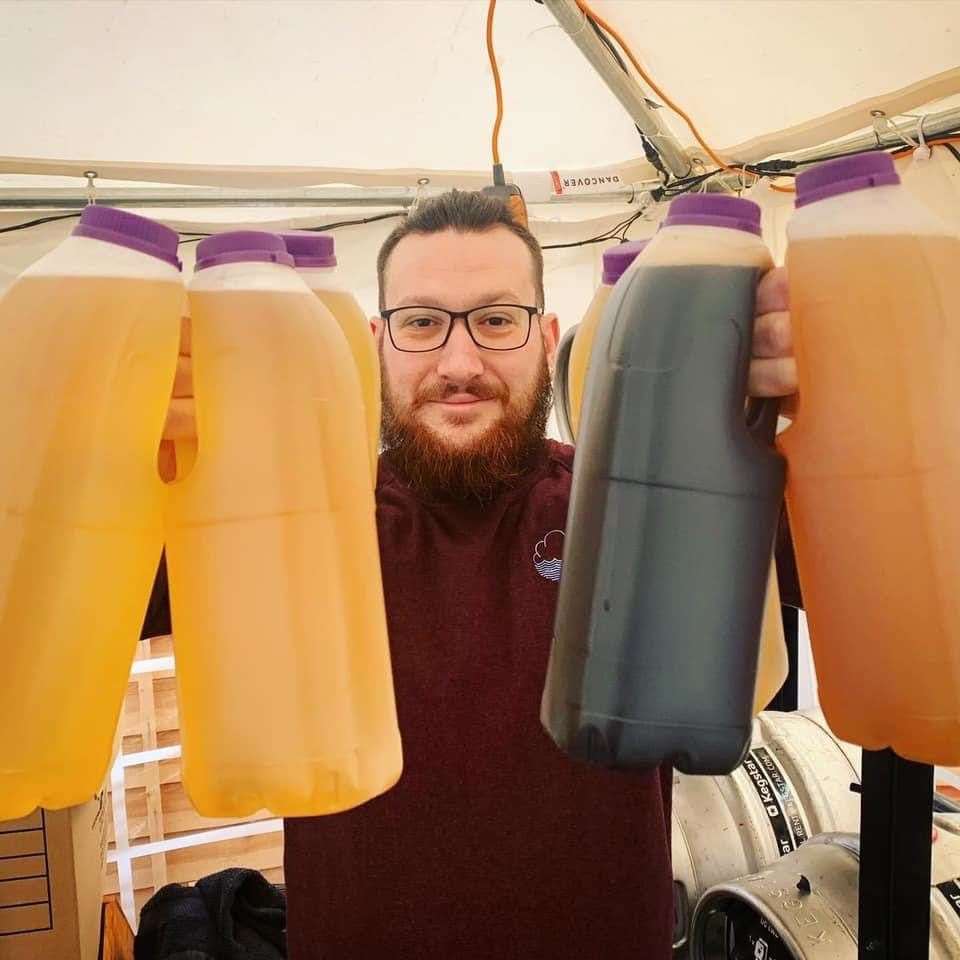 Harvey Melia of The Paper Mill micropub, Sittingbourne, when he had beer (44888280)