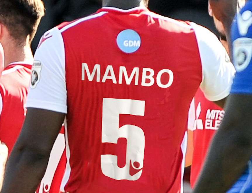 Ebbsfleet United are auctioning a one-off Mambo No.5 shirt