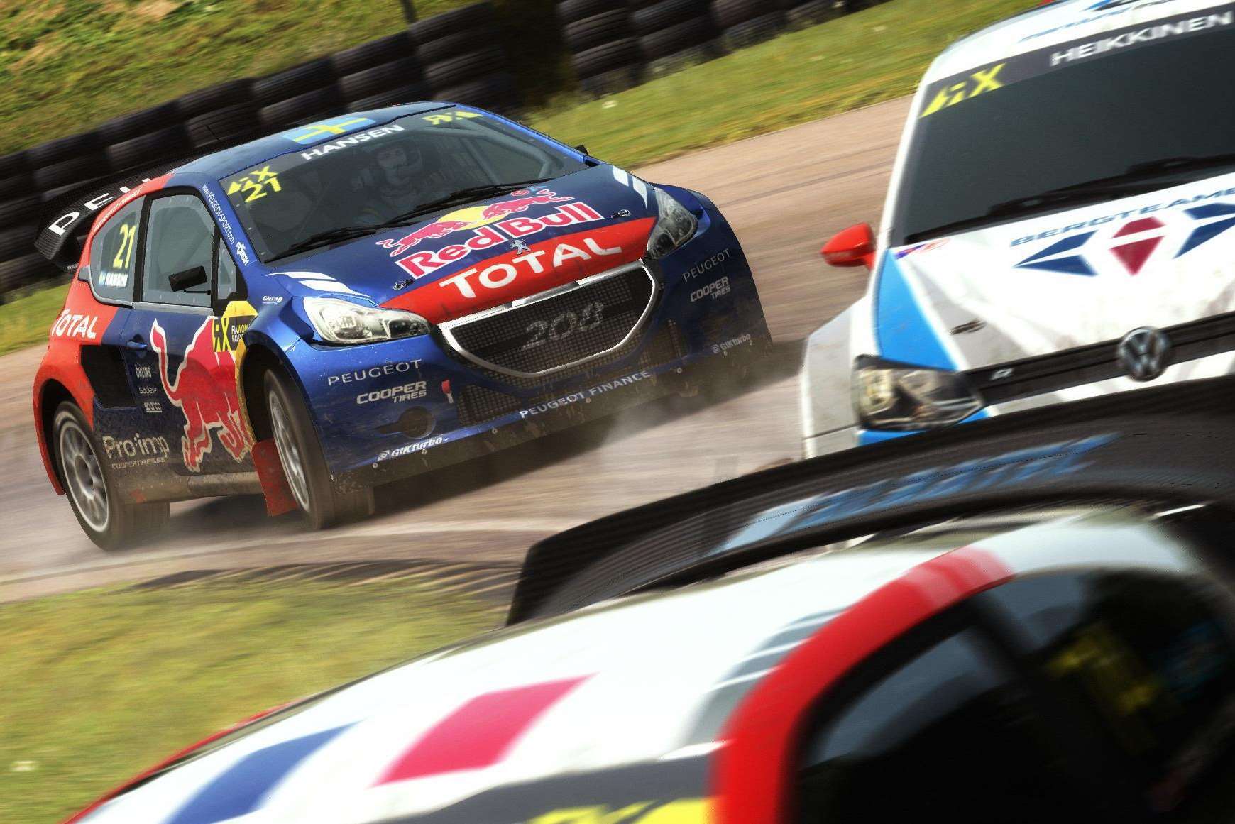 Gamers can drive the World Rallycross supercars aound Lydden Hill on DiRT Rally