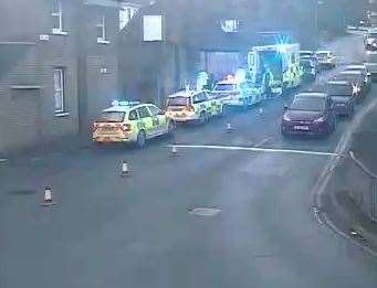 Emergency crews were called to London Road, Maidstone. Picture: Kent Highways (5732826)
