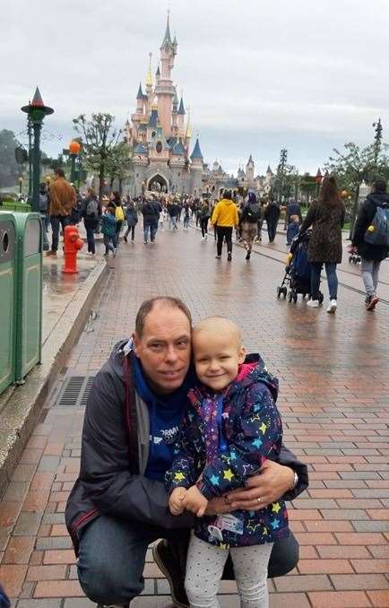 Bethany and dad Robin at Disneyland Paris. Facebook picture used with the permission of the Chesterton family