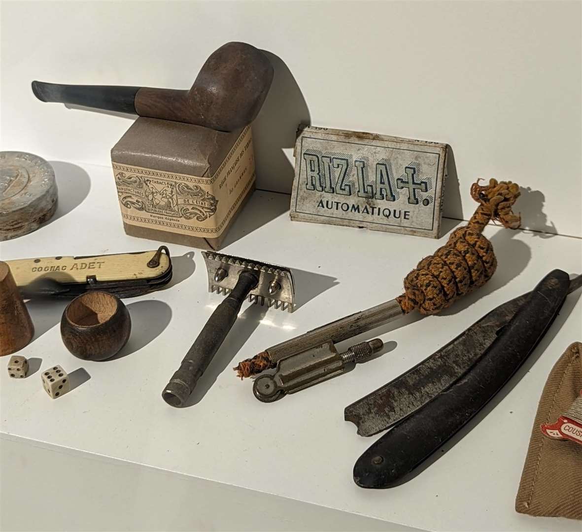 Artefacts recovered from the Second World War battlefields of Dunkirk