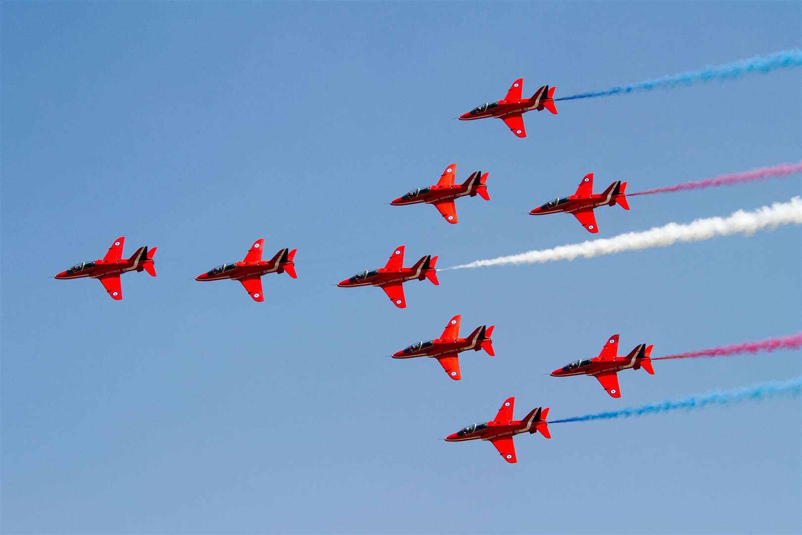 The Red Arrows will be in this year's Folkestone Air Display. Picture: Stock picture, Paul Johnson
