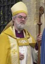 Archbishop Rowan Williams arrives at Canterbury Cathedral's West Door