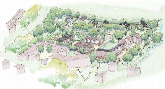 Graphic of the proposed Alder Court development in Hythe. Picture: GSE Group