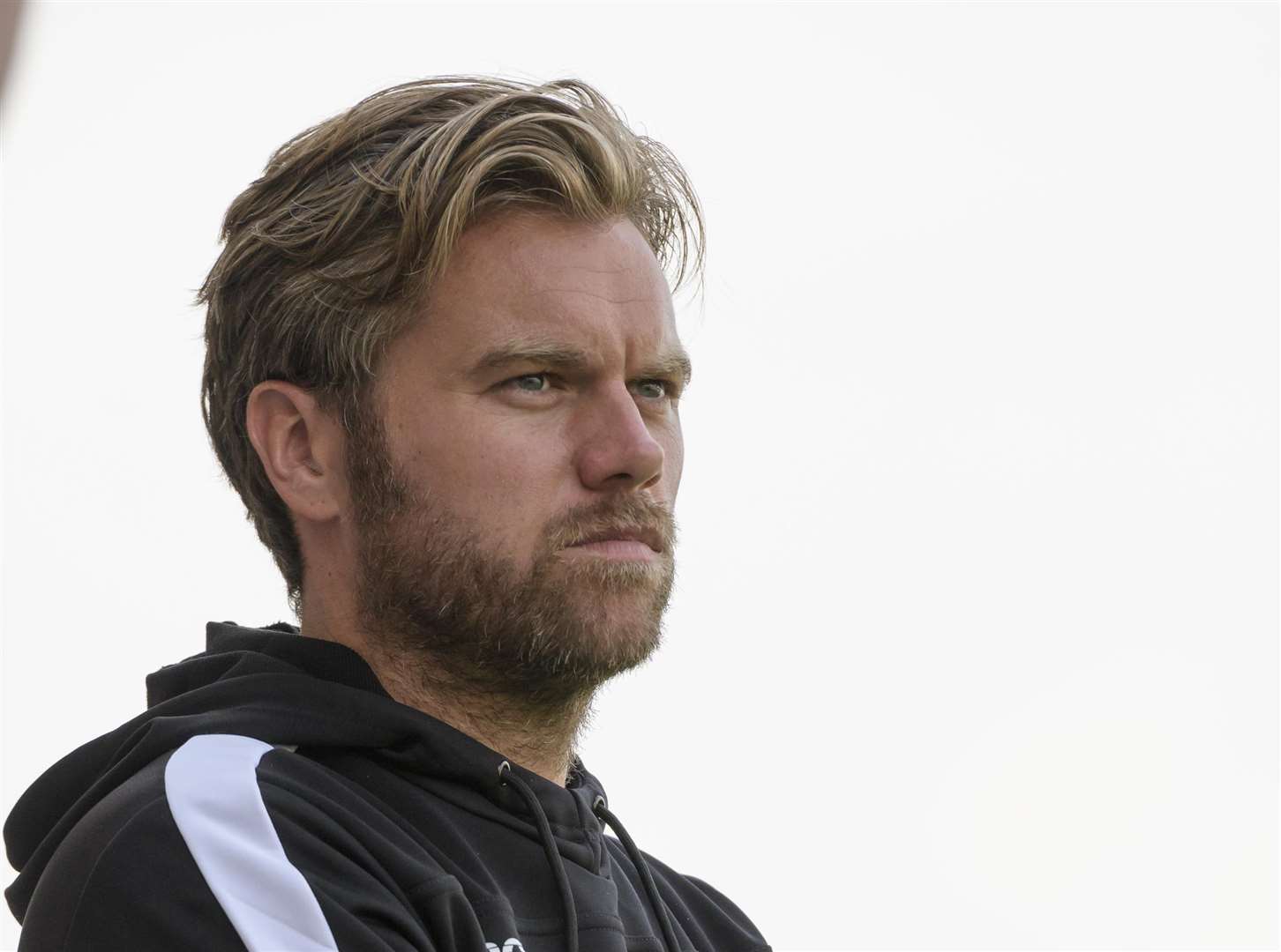 Ebbsfleet boss Daryl McMahon has been after a striker all summer Picture: Andy Payton
