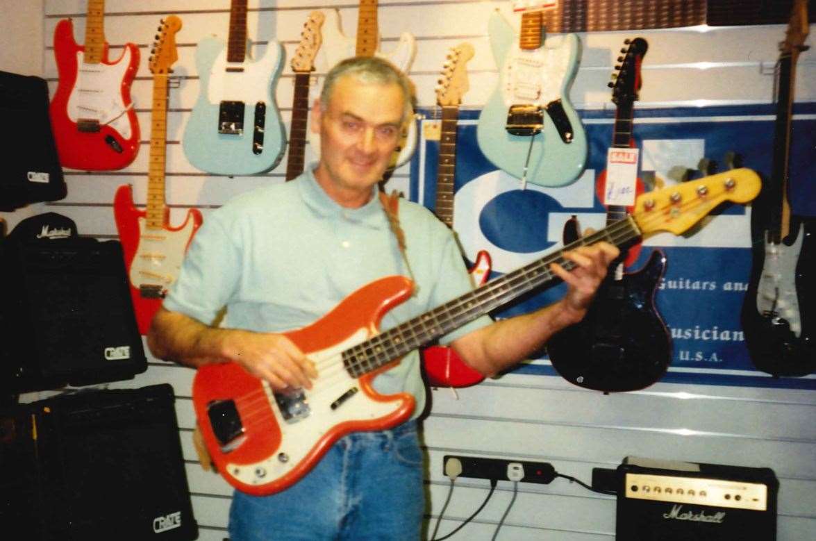 Musician Eric Snowball, owner of ESE Music. Image supplied by Alan Snowball