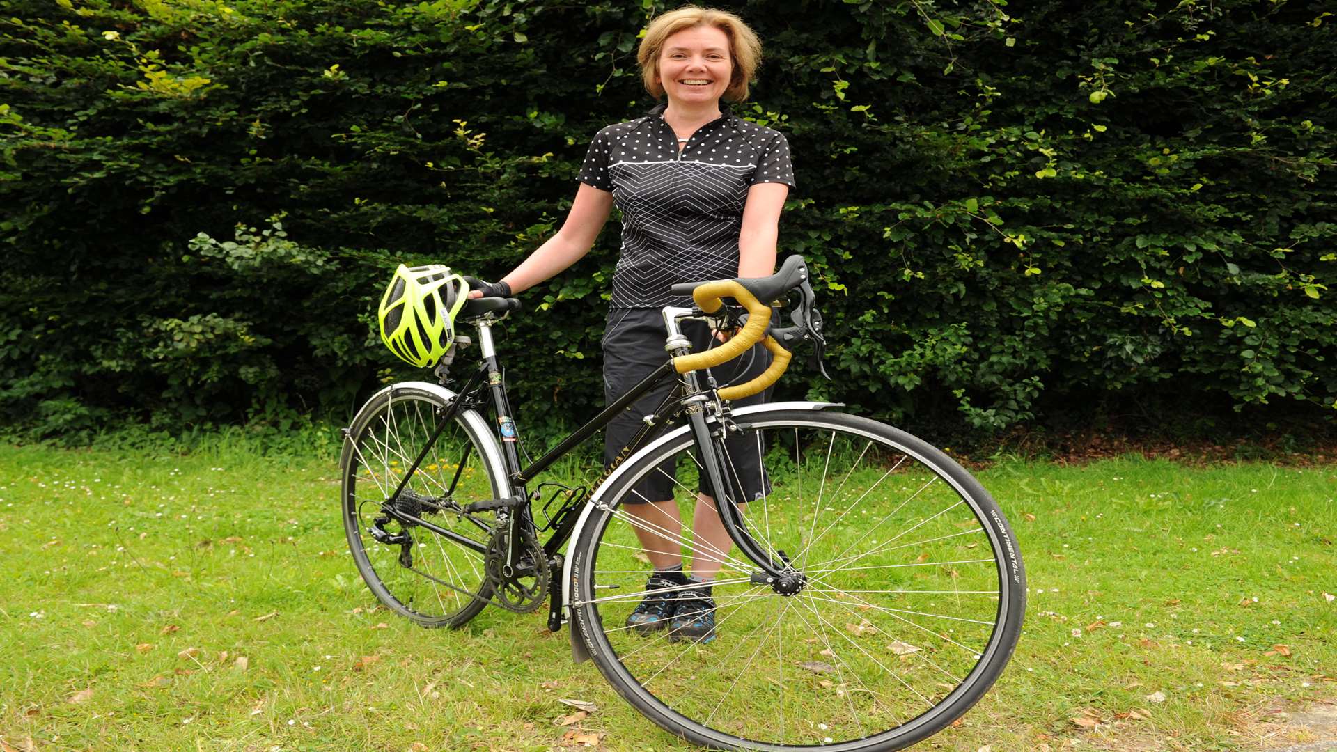 Jane Beety is doing a 100 mile bike ride.