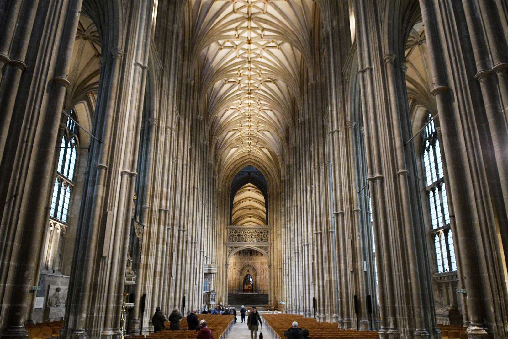 The Canterbury Cathedral Nave. Picture: Barry Goodwin