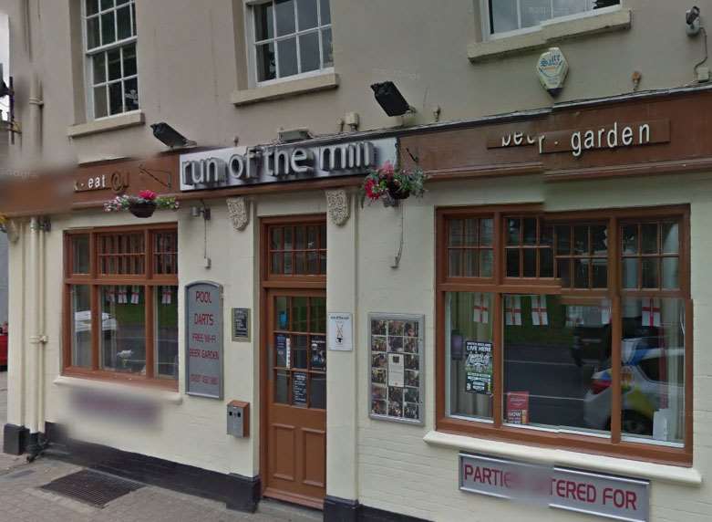 Mr Wellstead had been drinking earlier at the Run of the Mill pub. Picture: Google Street View