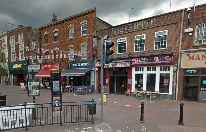 Two men have been arrested following disturbance at The Clipper in Dartford High Street. Photo: Google Earth