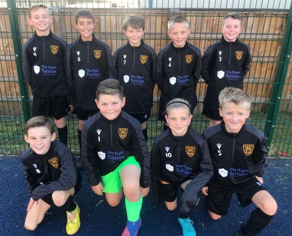 Maidstone United under-10s are toasting Essex Winter Cup success in the Junior Premier League