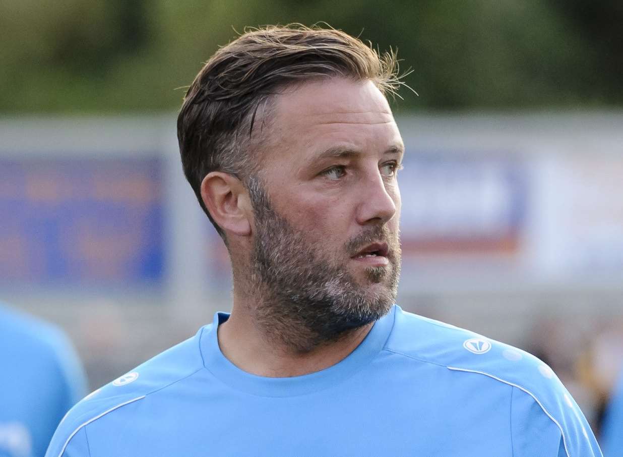 Maidstone manager Jay Saunders Picture: Andy Payton