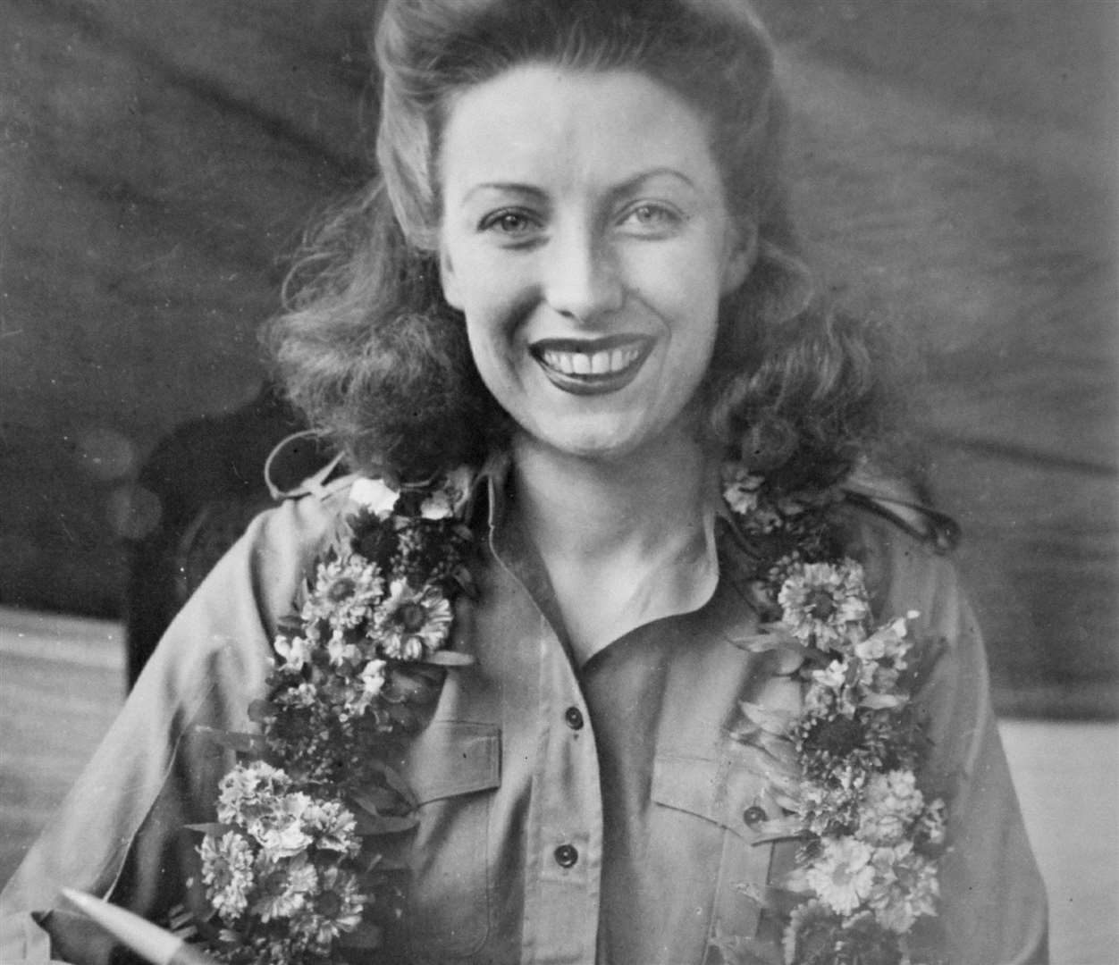 Dame Vera Lynn during the war days. Photo from: Dame Vera Lynn's daughter Virginia