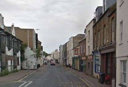 The attack happened in King Street, Ramsgate. Picture: Google street views