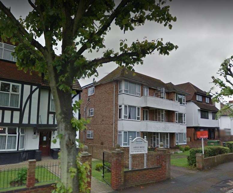 Ashley House, in Julian Road, Folkestone, scored "Requires Improvement": Google maps