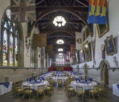 Inside the historic Maison Dieu in Dover. Picture: Dover District Council