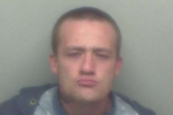 Jonathon Earnshaw, 24, of no fixed address, was jailed for three years and nine months.