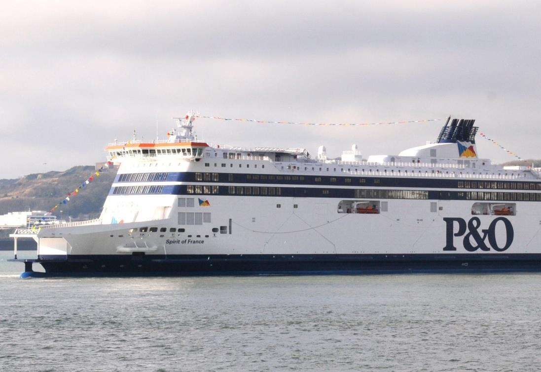 The cross-Channel route remained 'broadly static' according to P&O