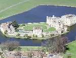 An aerial view of Leeds Castle. Picture: DENNY ROWLAND