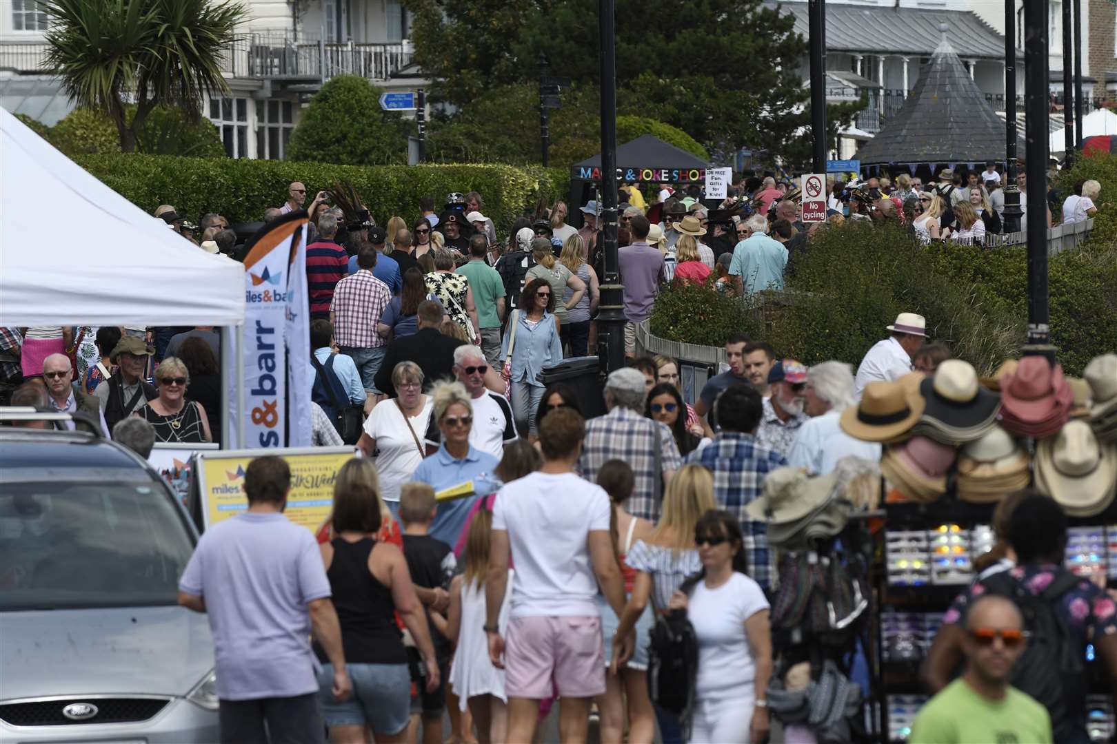 Thousands descend on the town for Folk Week every August.Picture: Tony Flashman.