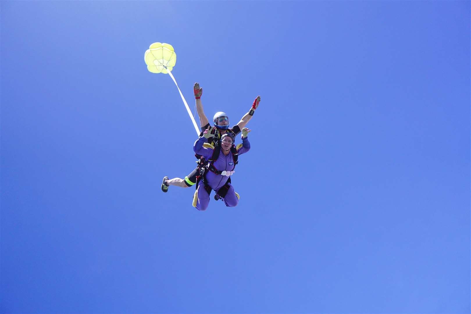 Vicky Smart on her charity skydive