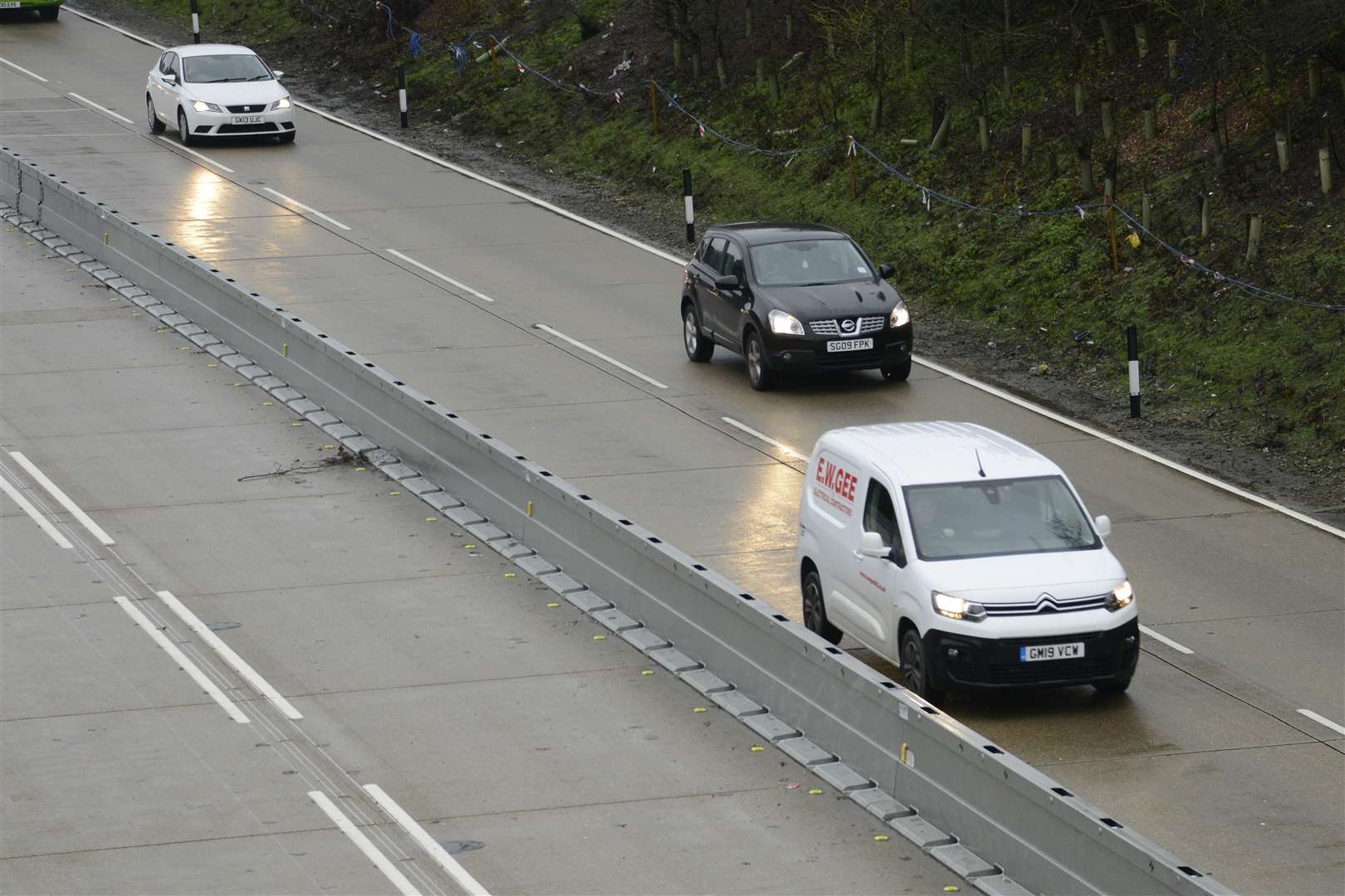 Drivers faced 50mph restrictions until the barrier was removed in January this year