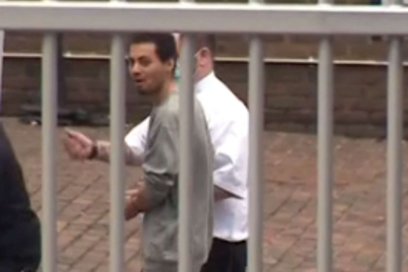 Callum Wheeler arriving at court at a previous hearing. Picture: BBC