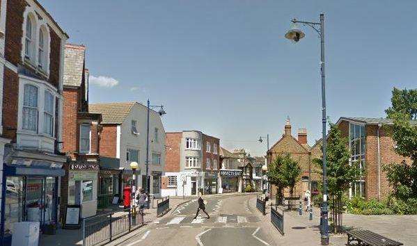 The incident happened in Oxford Street, Whitstable. Picture: Google Street View