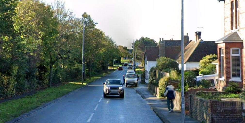 The A28 Canterbury Road, Birchington is blocked in both directions. Picture: google