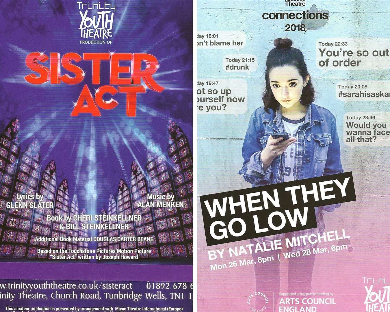 Two of the many Youth Theatre productions