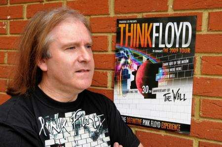 Musician Robert Gerard, a member of Pink Floyd tribute band Think Floyd