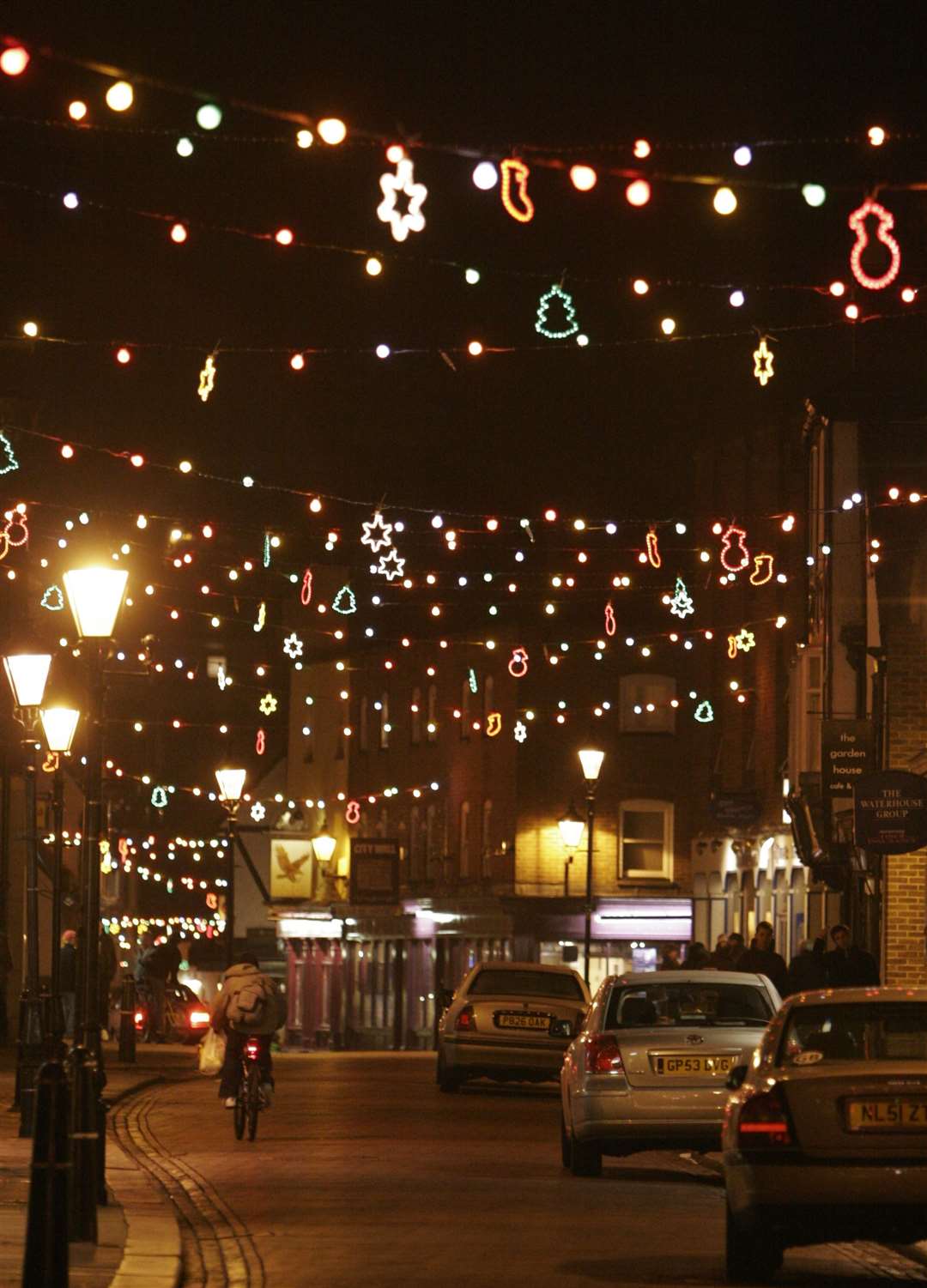 A previous Christmas lights switch on in Rochester