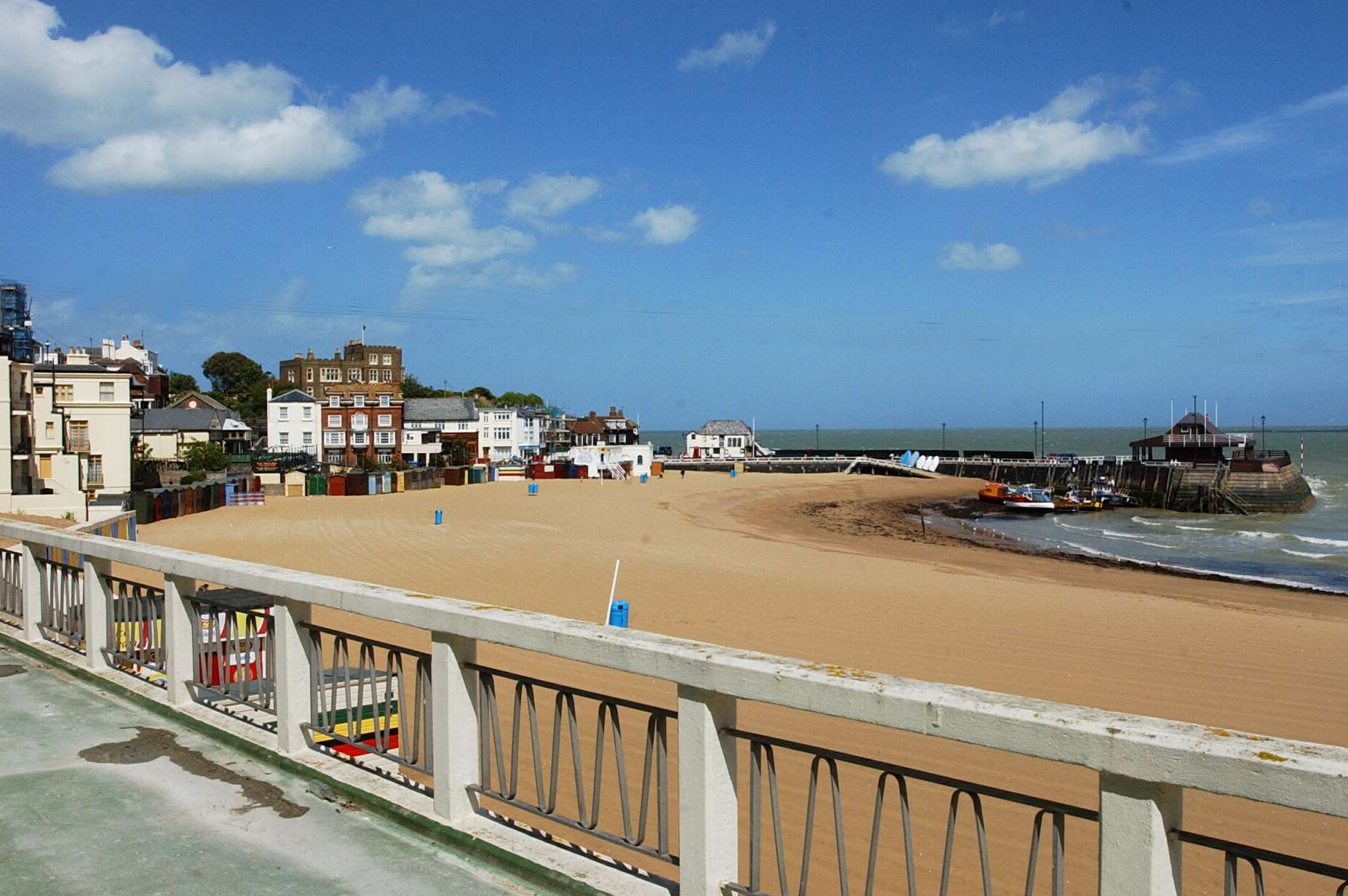 Magnificent Viking Bay is the main attraction in Broadstairs