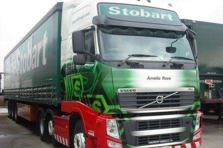 The Eddie Stobart lorry named after Amelia Rose Lucas