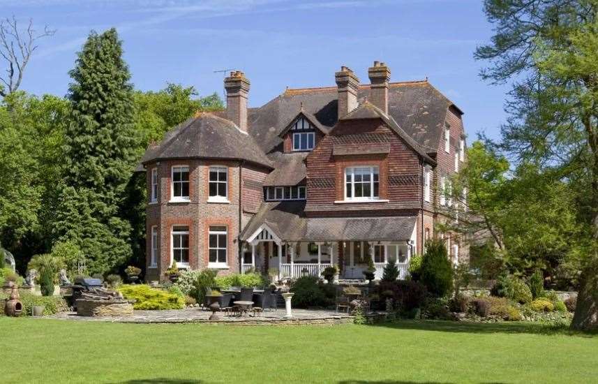 The Edwardian country home is nestled in 12 acres of grounds. Picture: Jackson-Stops
