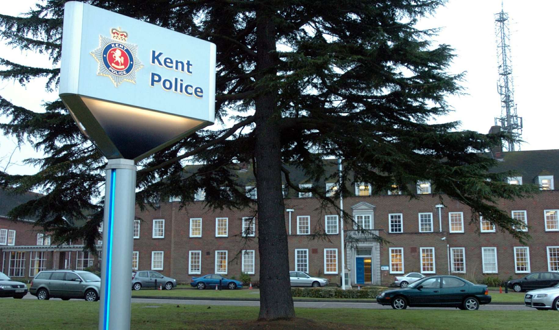 Kent Police Headquarters in Sutton Road. Picture: Matthew Walker