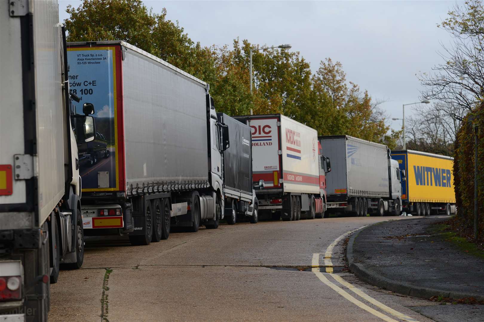 Lorries parking overnight has long been a problem in Ashford