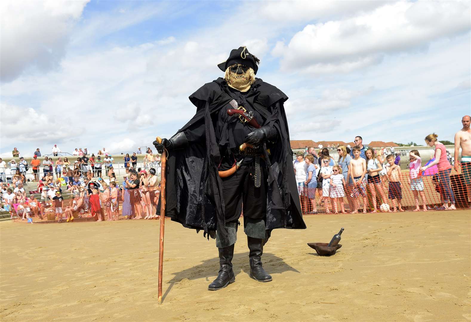 The Scarecrow at the Day of Syn celebrations in Dymchurch. Picture: Tony Flashman
