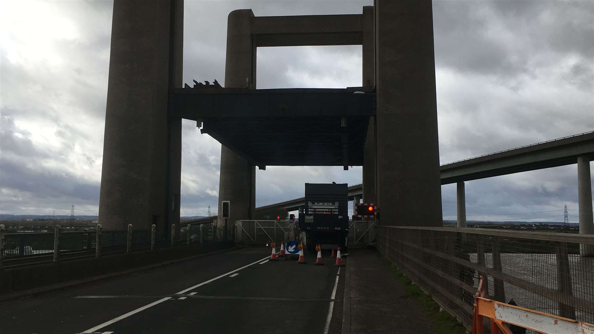 The temporary generator which lifts the Kingsferry Bridge on the Isle of Sheppey (30047558)