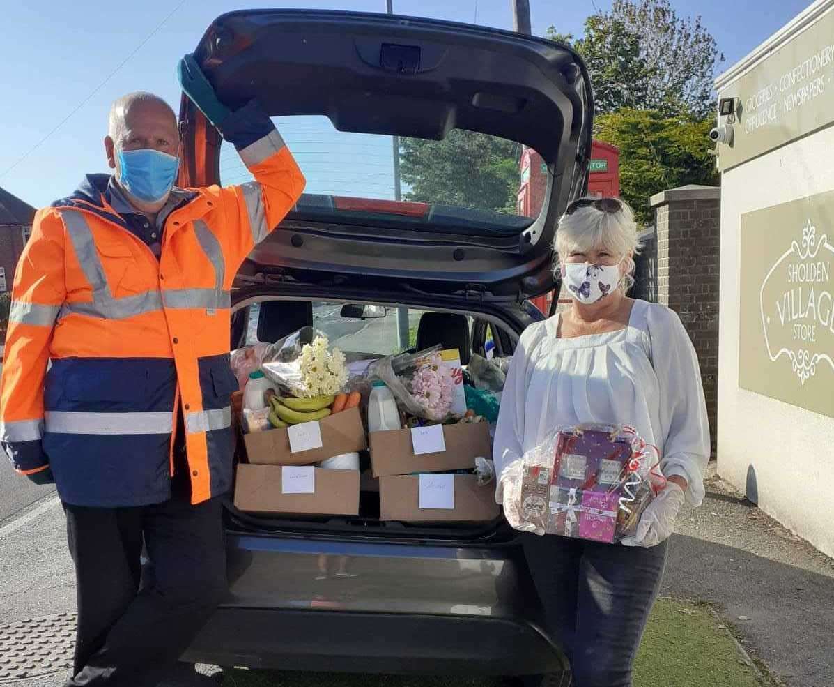 Adrian Friend and Tracy Carr have been delivering care packages since May but more funding means they can continue