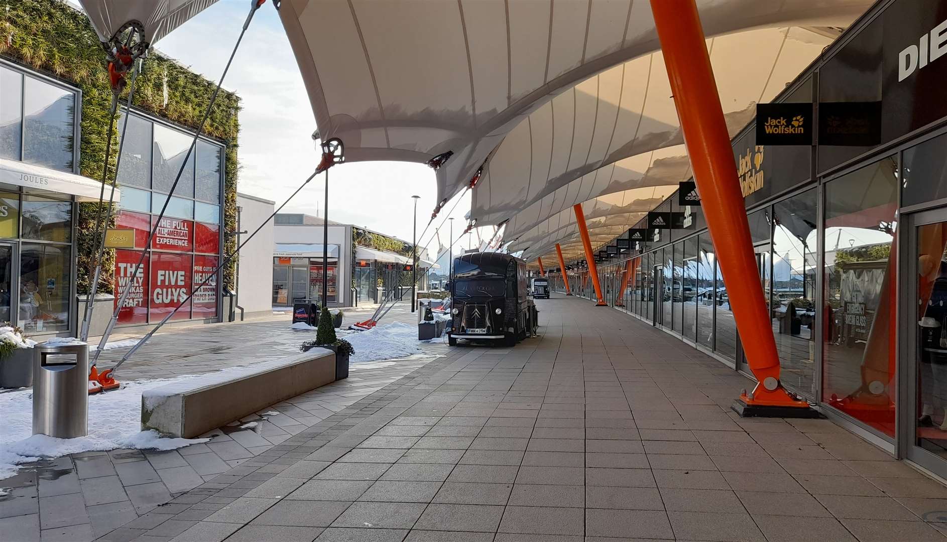 Where old meets new: the Outlet's £90m extension opened in November 2019