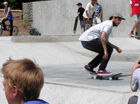 A Skatepark opens in Gravesend