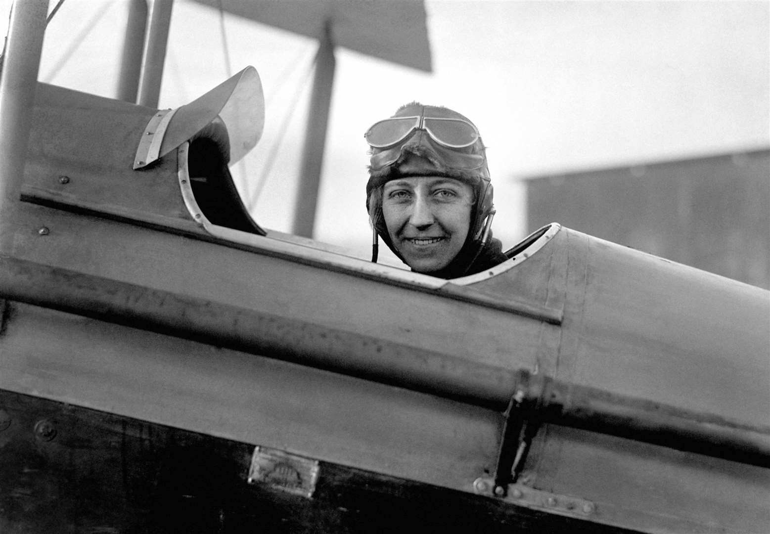 Amy Johnson was the first woman to gain an Air Ministry’s Ground Engineer’s license at the London Aeroplane club (PA)