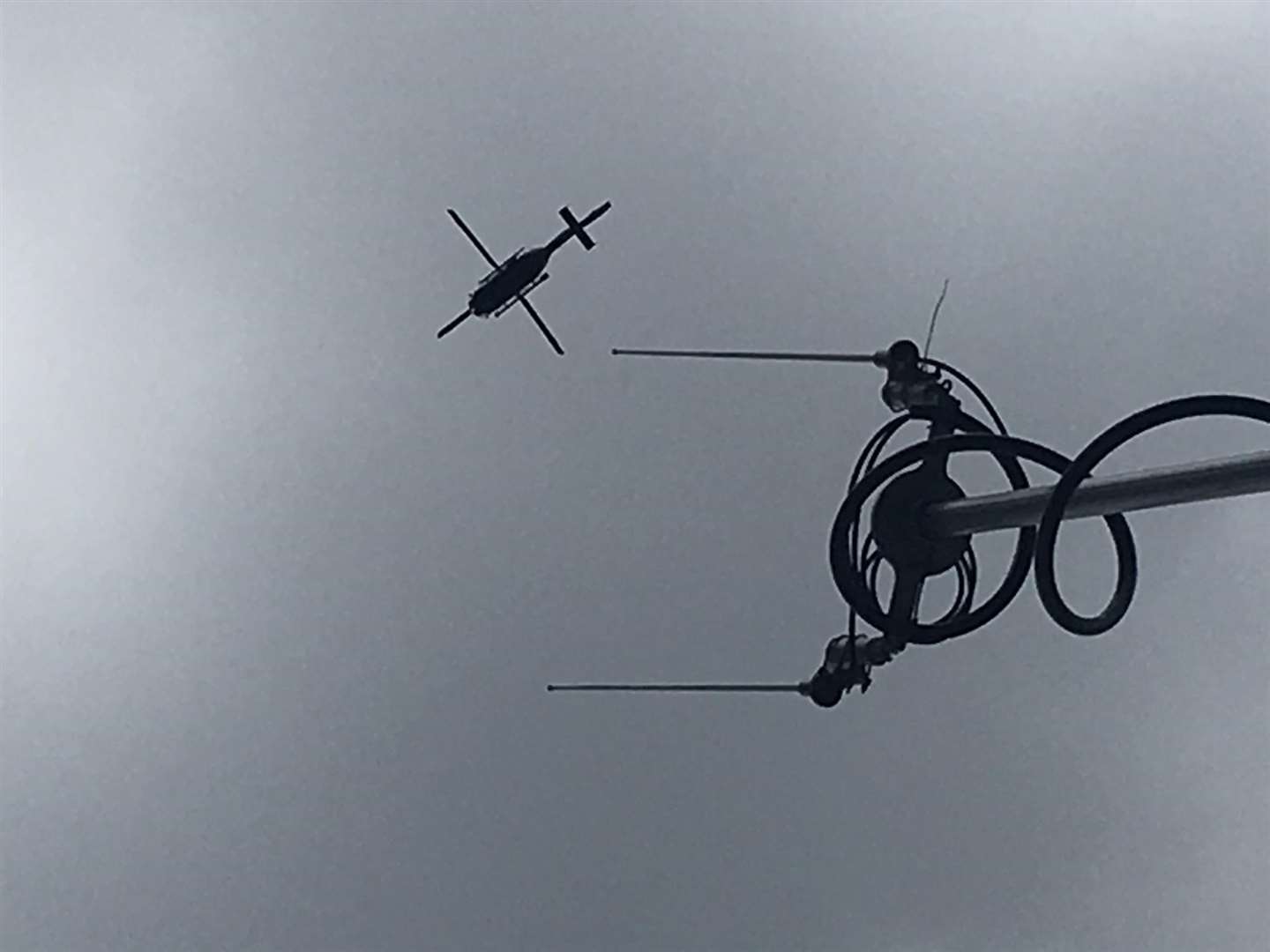 A police helicopter has been launched in Maidstone. (2332170)