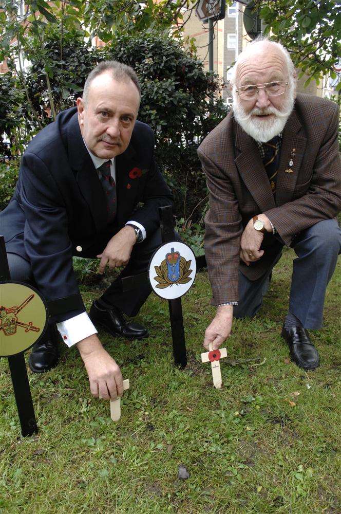 Ian Goodwin and Mike Sanger, of the Royal British Legion