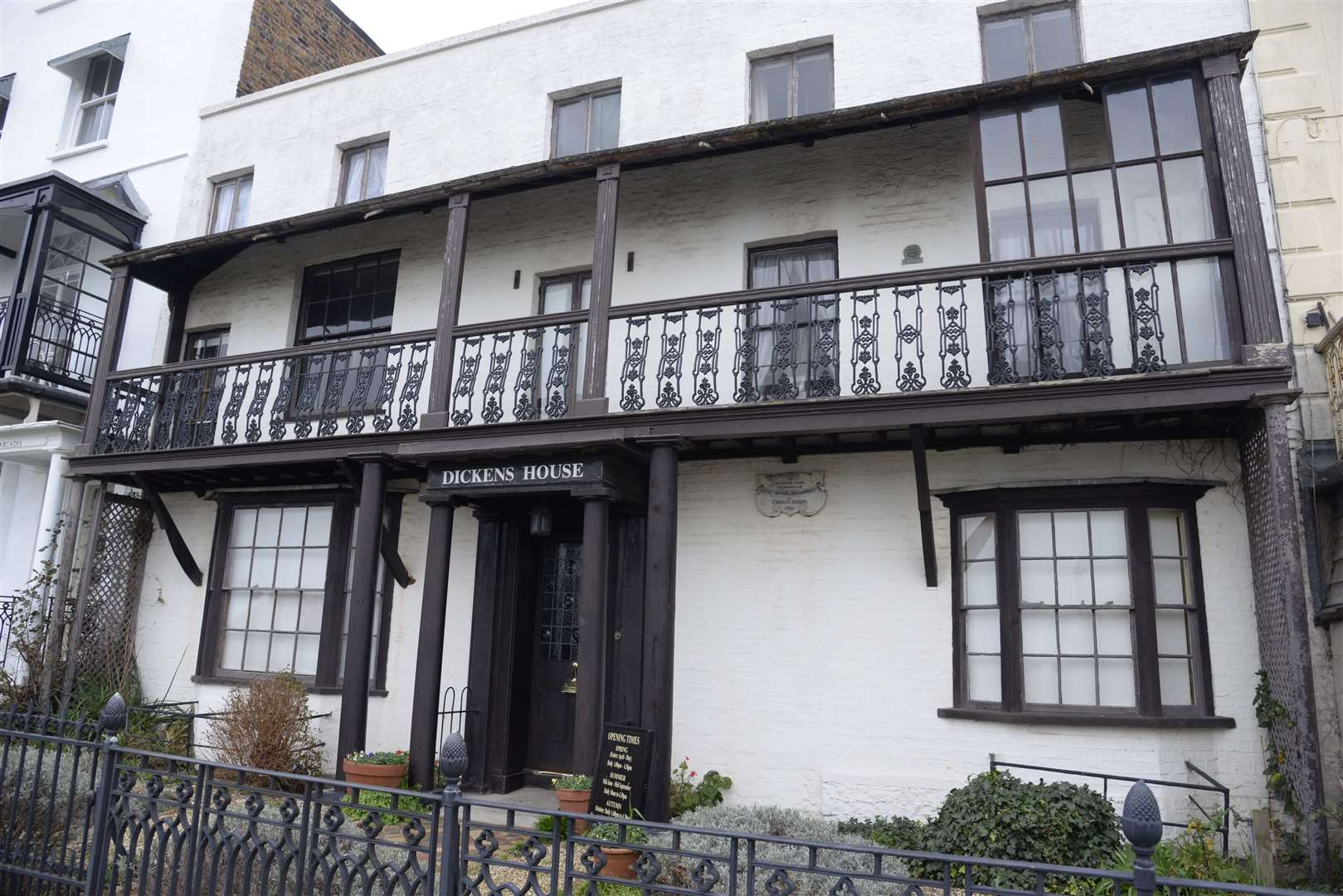 The Dickens House Museum in Victoria Parade has also been targeted Picture: Chris Davey