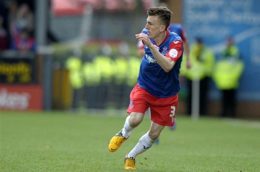 Harry Grant in action for the Gills at Burton last season Picture: Barry Goodwin