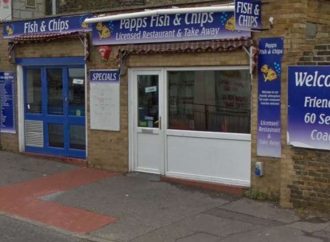 Papps Fish Bar. Picture: Google Maps